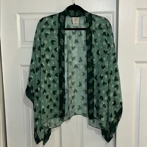 Anna Sui Green Heart Kimono